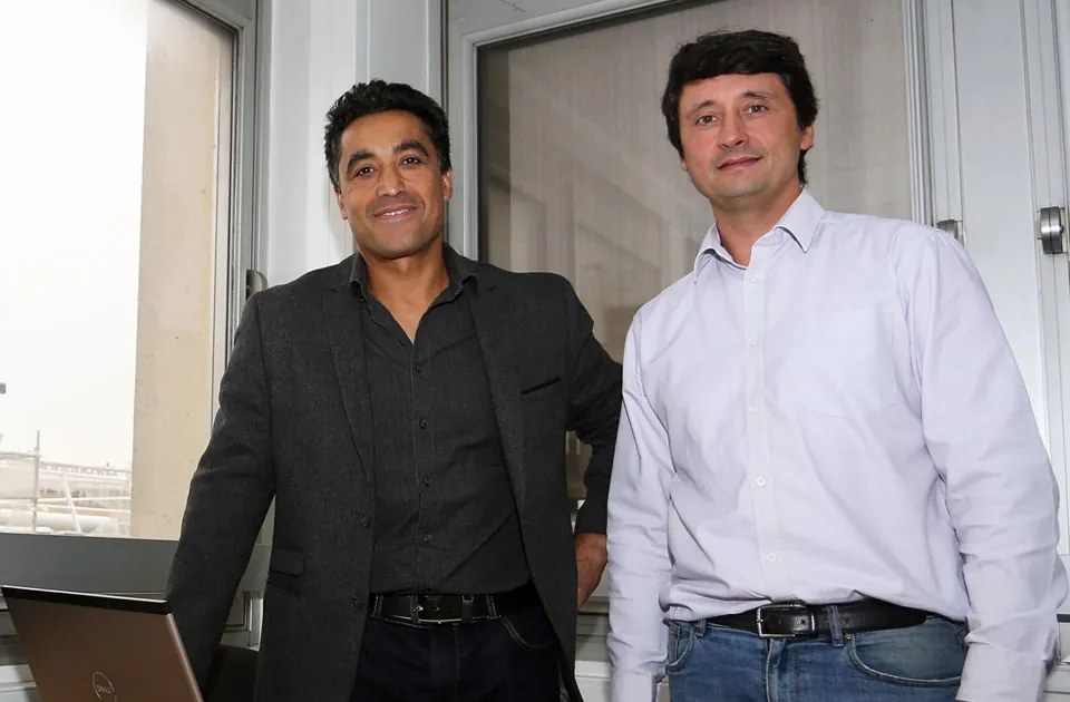 Kamel Zerkak et Jérôme Claviéras
