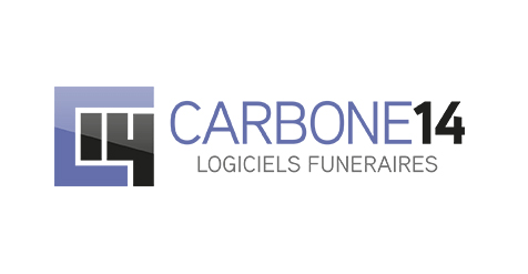 Logo Carbone 14 - Logiciels funéraires professionnels