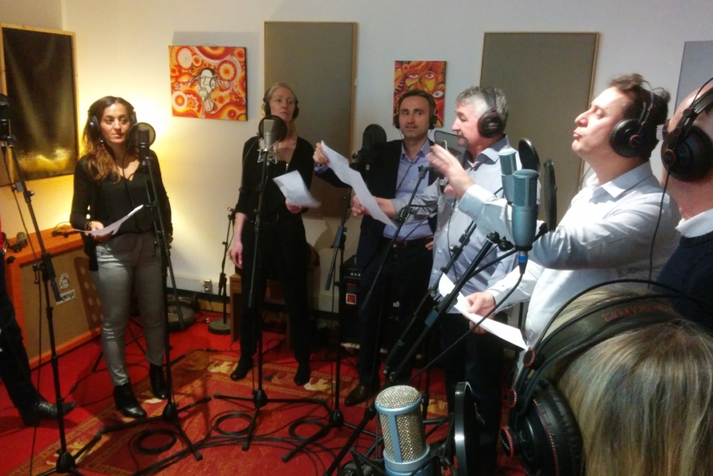 Activité collective autour de l’enregistrement d’une chanson