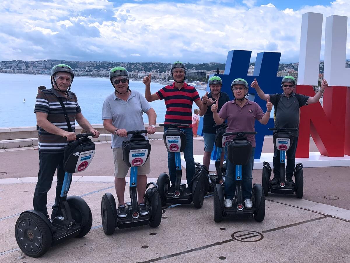 L’équipe en Segway